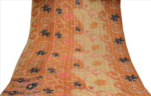 Load image into Gallery viewer, Vintage Indian Gudari Kantha Cotton Full Throw Bedspread Hand Made Needle Work
