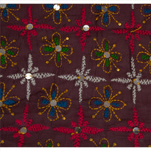 Load image into Gallery viewer, Sanskriti Vintage Dupatta Long Stole Cotton OOAK Hand Embroidered Phulkari Scarves Wrap
