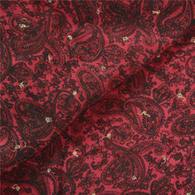 Load image into Gallery viewer, Sanskriti Vintage Heavy Dupatta Pure Silk Red Hand Embroidered Zardozi Stole
