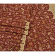 Load image into Gallery viewer, Sanskriti Vintage Heavy Dupatta Pure Cotton Handmade &amp; Bandhani Woven Stole
