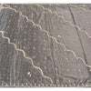 Sanskriti Vintage Heavy Dupatta 100% Pure Satin Silk Grey Hand Beaded Stole