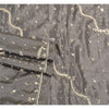 Sanskriti Vintage Heavy Dupatta 100% Pure Satin Silk Grey Hand Beaded Stole