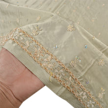 Load image into Gallery viewer, Sanskriti Vintage Heavy Dupatta 100% Pure Satin Silk Hand Beaded Zardozi Stole
