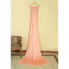 Sanskriti Vintage Peach Dupatta Pure Satin Silk Hand Embroidered Wrap Stole