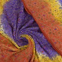 Load image into Gallery viewer, Sanskriti Vintage Multicolor Long Dupatta Stole Net Mesh Hand Beaded Woven
