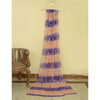 Sanskriti Vintage Long Peach/Purple Dupatta/Stole Pure Chiffon Silk Hand Beaded