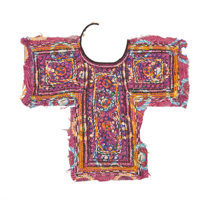 Sanskriti Vintage Pure Cotton Hand Embroidered Kutch Craft Dress Design Sustainable Fabric