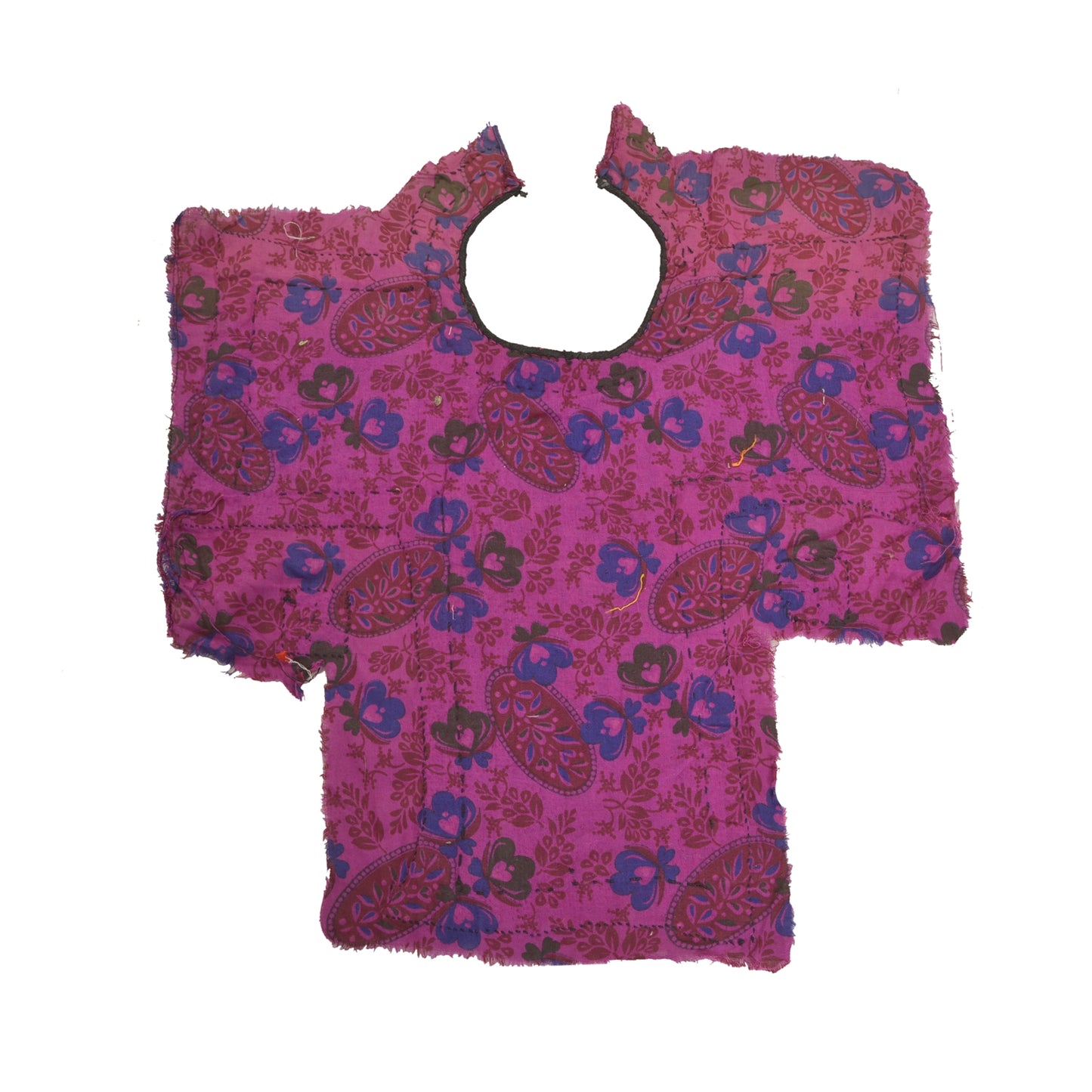 Sanskriti Vintage Pure Cotton Hand Embroidered Kutch Craft Dress Design Sustainable Fabric