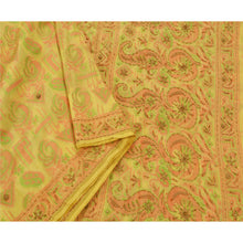 Load image into Gallery viewer, Sanskriti Vintage Cream Hand Beaded Woven Heavy Saree 100% Pure Silk Fabric Sari
