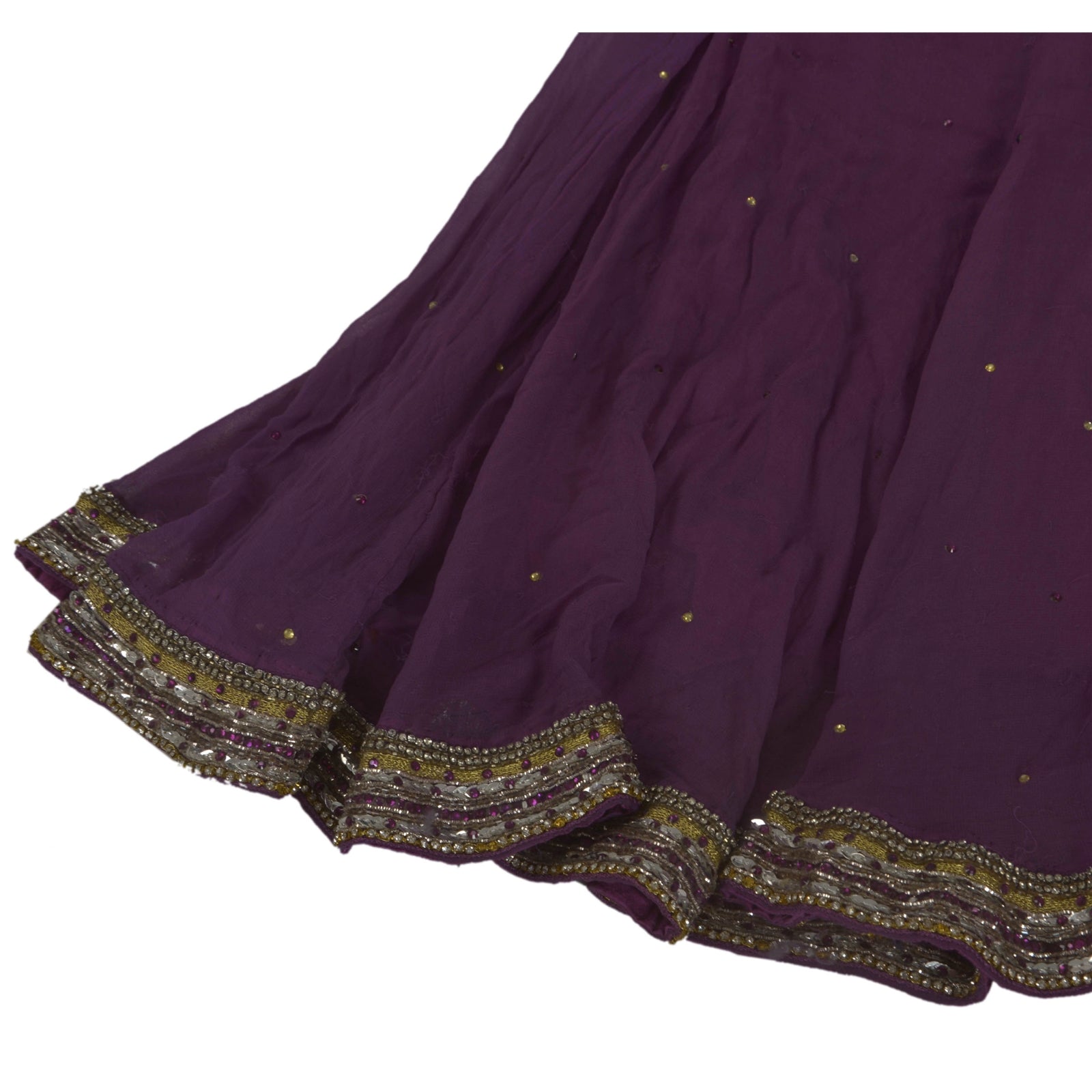 Sanskriti Vintage Saree Rare Kanjivaram Sarees Handcraft Multicolor Wedding Heavy Antique Zari Woven Work 100% Pure Silk Fabric 5+YD Sari