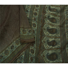 Load image into Gallery viewer, Sanskriti Vintage Heavy Saree Pure Tussar Silk Printed Multicolor Craft Sari
