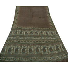 Load image into Gallery viewer, Sanskriti Vintage Heavy Saree Pure Tussar Silk Printed Multicolor Craft Sari
