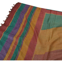 Load image into Gallery viewer, Heavy Saree Pure Tussar Silk Printed Craft Multicolor Sari
