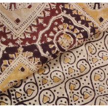 Load image into Gallery viewer, Sanskriti Vintage Heavy Sarees Pure Cotton 5YD Fabric Block Print Kalamkari Sari
