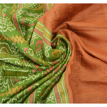 Load image into Gallery viewer, Brown Heavy Saree 100% Pure Tussar Silk Printed Fabric Sari
