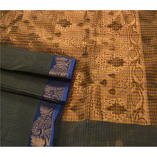 Load image into Gallery viewer, Sanskriti Vintage Heavy Indian Sari Art Silk Blue Woven Sarees 5 Yard Fabric
