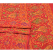 Load image into Gallery viewer, Sanskriti Vintage Red Heavy Indian Sari 100% Pure Silk Woven Sarees 5 YD Fabric
