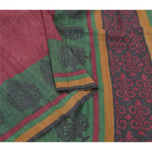 Load image into Gallery viewer, Sanskriti Vintage Heavy Indian Sari Pure Handloom Silk Printed Woven Sarees Fabric
