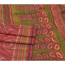 Load image into Gallery viewer, Sanskriti Vintage Red Heavy Sarees Pure Handloom Silk Printed Woven Sari Fabric
