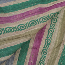 Load image into Gallery viewer, Sanskriti Vintage Green Heavy Sarees Pure Handloom Silk Printed Woven Sari Fabric
