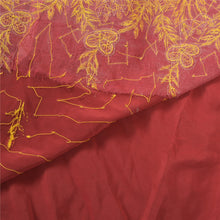 Load image into Gallery viewer, Sanskriti Vintage Heavy Wedding Sarees Pure Crepe Silk Hand Beaded Sari Fabric

