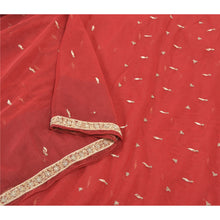 Load image into Gallery viewer, Sanskriti Vintage Heavy Wedding Sarees Net Mesh Hand Beaded Zardozi Sari Fabric
