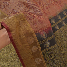 Load image into Gallery viewer, Sanskriti Vintage Green Heavy Indian Sarees Pure Silk Woven Zari Sari Fabric
