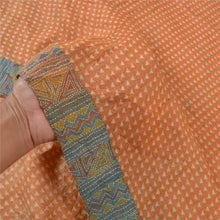 Load image into Gallery viewer, Sanskriti Vintage Heavy Sarees Pure Tussar Silk Handmade Kantha Sari Fabric

