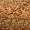 Sanskriti Vintage Heena Green Heavy Sarees Pure Silk Handmade Kantha Sari Sustainable Fabric