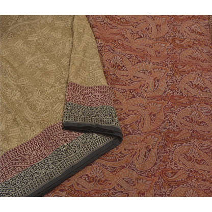 Sanskriti Vintage Green Heavy Sarees 100% Pure Silk Woven Tanchoi Sari Sustainable Fabric