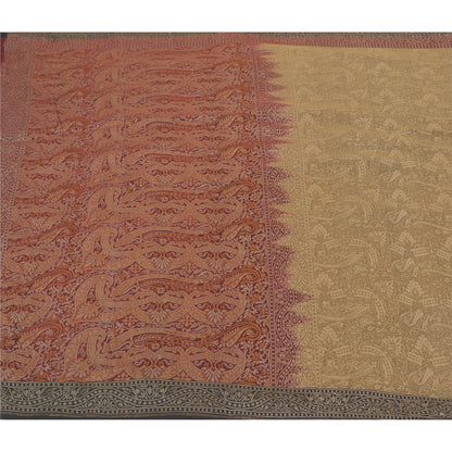 Sanskriti Vintage Green Heavy Sarees 100% Pure Silk Woven Tanchoi Sari Sustainable Fabric