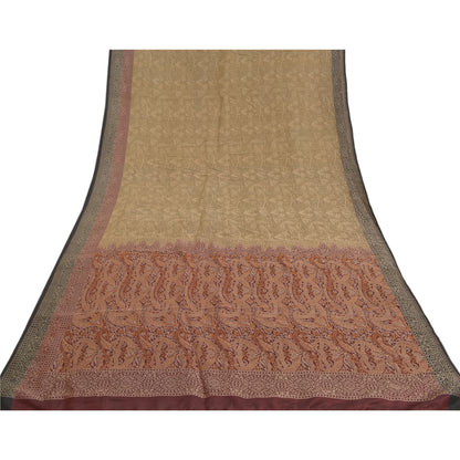 Sanskriti Vintage Green Heavy Sarees 100% Pure Silk Woven Tanchoi Sari Sustainable Fabric