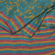 Load image into Gallery viewer, Sanskriti Vintage Green Heavy Sarees Pure Handloom Silk Printed Sari Fabric
