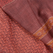 Load image into Gallery viewer, Sanskriti Vintage Dark Red Heavy Sarees Pure Tussar Silk Printed Sarees Fabric
