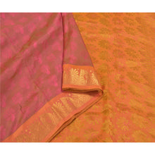 Load image into Gallery viewer, Sanskriti Vintage Pink Heavy Wedding Sarees Pure Silk Woven Zari Sari Fabric

