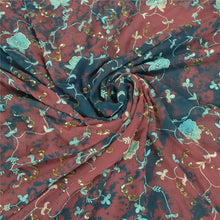 Load image into Gallery viewer, Sanskriti Vintage Heavy Sarees Pure Georgette Silk Handmade Tie-Dye Sari Fabric

