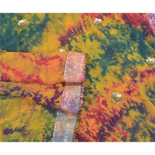 Load image into Gallery viewer, Sanskriti Vintage Heavy Sarees Pure Georgette Silk Handmade Tie-Dye Sari Fabric
