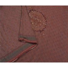 Load image into Gallery viewer, Sanskriti Vintage Brown Heavy Indian Sarees 100% Pure Silk Woven Sari Fabric
