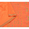 Sanskriti Vintage Peach Heavy Sarees 100% Pure Silk Woven Zari Sari Sustainable Fabric