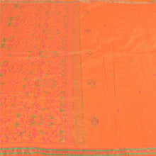 Load image into Gallery viewer, Sanskriti Vintage Peach Heavy Sarees 100% Pure Silk Woven Zari Sari Fabric
