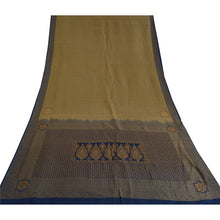 Load image into Gallery viewer, Sanskriti Vintage Blue Heavy Sarees Pure Silk Hand-Woven Tanchoi Sari Fabric
