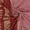 Sanskriti Vintage Pink Heavy Wedding Sarees Pure Silk Woven Brocade Sari Sustainable Fabric