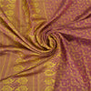 Sanskriti Vintage Heavy Purple Sarees Pure Silk Woven Brocade Zari Sari Sustainable Fabric