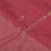 Sanskriti Vintage Red Heavy Sarees Art Silk Hand Beaded Painted Sari Sustainable Fabric