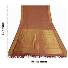 Load image into Gallery viewer, Sanskriti Vintage Heavy Party Sarees Pure Silk Woven Brocade Animal Sari Fabric
