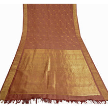 Load image into Gallery viewer, Sanskriti Vintage Heavy Party Sarees Pure Silk Woven Brocade Animal Sari Fabric
