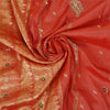 Sanskriti Vintage Pink Heavy Sarees Pure Silk Hand Beaded Brocade Sari Sustainable Fabric