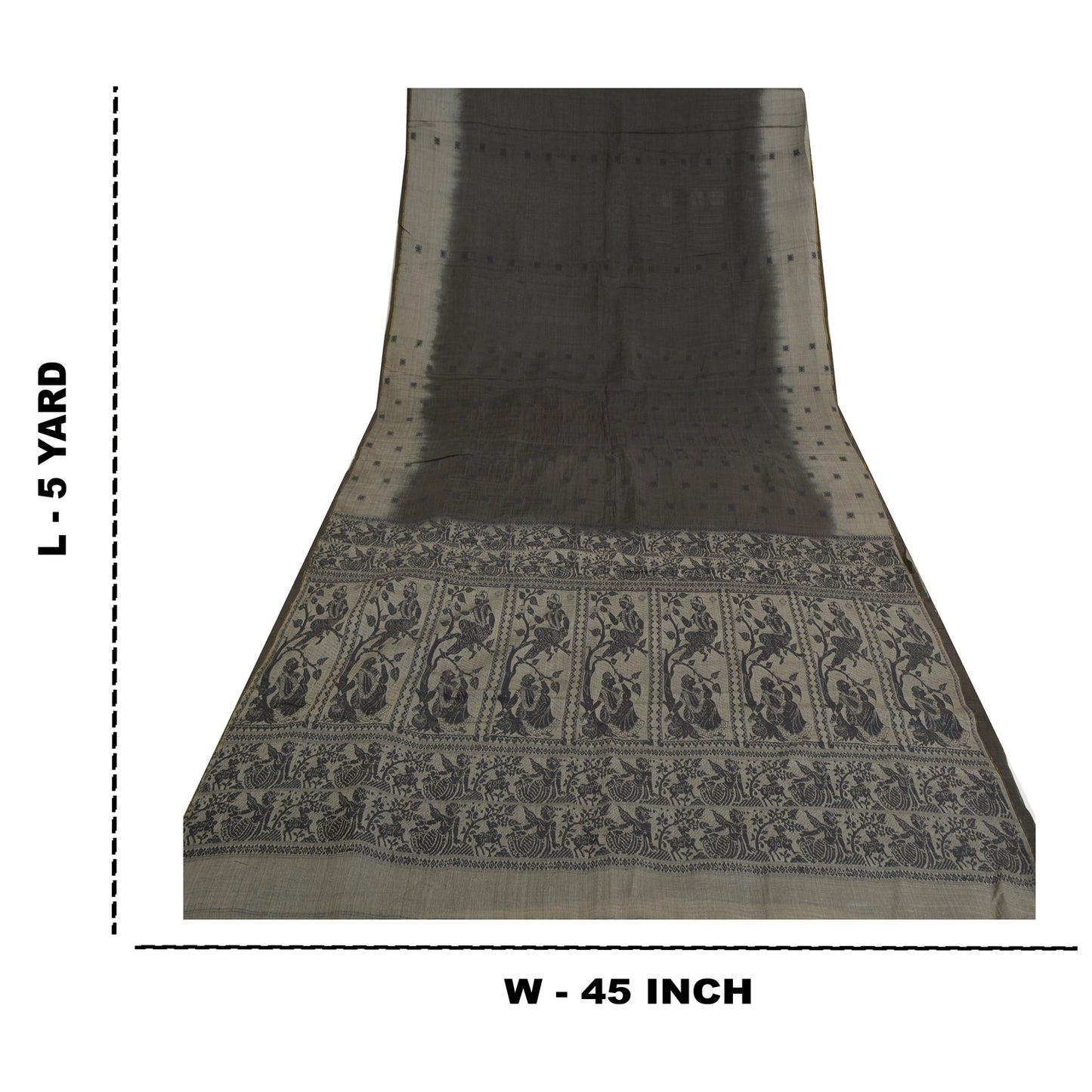 Sanskriti Vintage Heavy Sarees Pure Silk Woven Baluchari Mythology Sari Sustainable Fabric