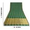 Sanskriti Vintage Green Heavy Indian Sarees Pure Silk Woven Brocade Sari Sustainable Fabric