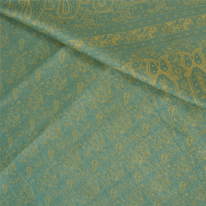 Sanskriti Vintage Grey Heavy Indian Sarees Pure Satin Silk Woven Sari Sustainable Fabric